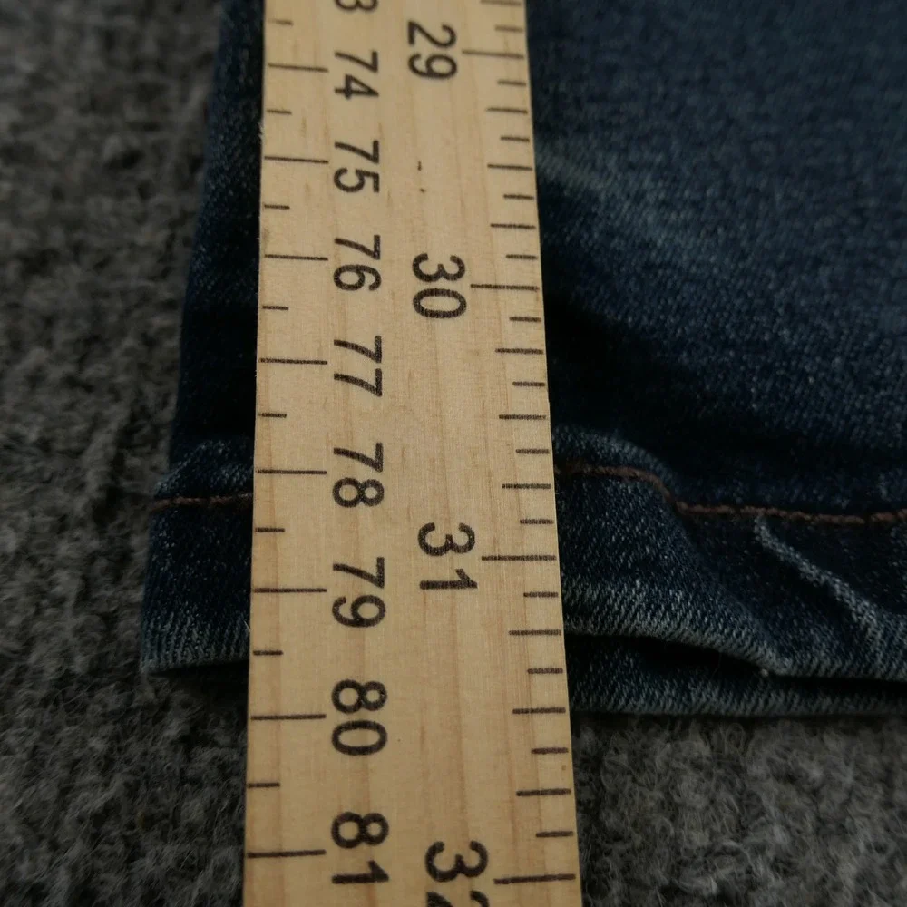 The Perfect Jean NYC Slim Fit Mens 36x32 Admiral MD Blue Stretch Denim Casual